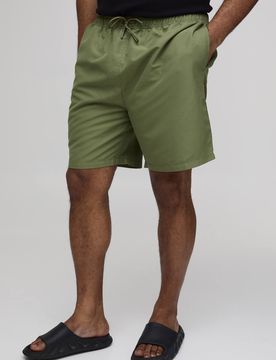 Herren Lange Badeshorts Khaki Größe 3XL