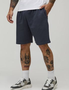 Herren Lockere Waffel-Shorts Charcoal Größe XS