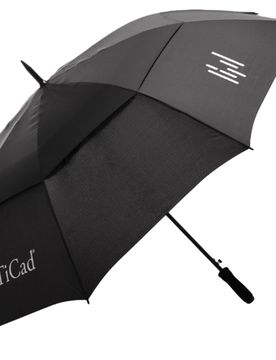 Golfschirm Windbuster UV XL, schwarz