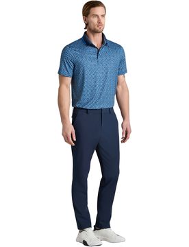 Polo Triple/G Tech, navy/grün/hellblau m
