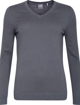 Puma Pullover Team V-Neck, grau xxl