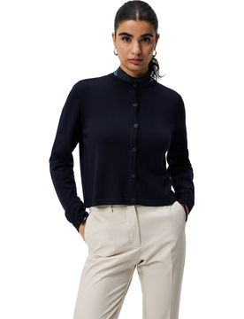 Jacke Thalia Strick, navy xl