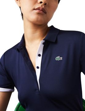 LACOSTE Polo Solid, navy 44