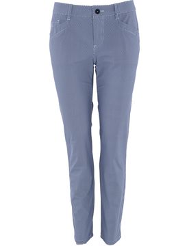Hose Jana-CR-Revolutional Print WR, blau/weiß 32