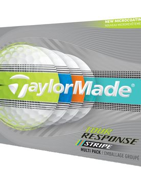 Golfbälle Tour Response Stripe - 12er Pack, bunt