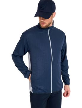 Windjacke Lanark Classic, navy/hellgrau xl