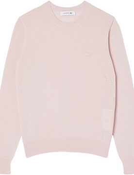 LACOSTE Pullover Crew Neck, rosa 40