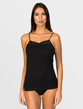 Unterhemden Trägerhemd Spitze Gerader Ausschnitt Damen Eu Xxl;Eu S;Eu M;Eu L;Eu Xl