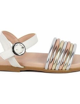 Flache Sandalen Guinda Plata 30