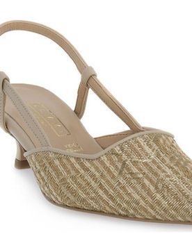 Pumps Beige Camoscio 37 Female