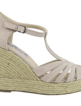 Keilabsatzsandalen 61805 Ant Taupe Ant Taupe 41