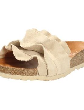 Clogs Pantoletten Rocio Serraje Volante Crudo 3300620220 Female