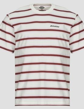 T-Shirt York Stripe Tee Ss Egret Eu L Male