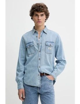 Hemdbluse M5gh56 D5m82-Gjer Denim Light It S;It M;It Xl Male