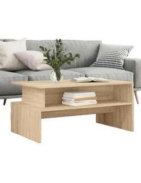 Wohnzimmertische Table Basse Bois D'Ingénierie Marron 90x55x42,5 Cm Einheitsgrösse