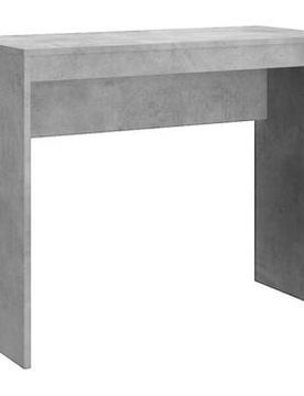 Bureau Gris Béton 90x40x72 Cm Bois D'Ingénierie Einheitsgrösse