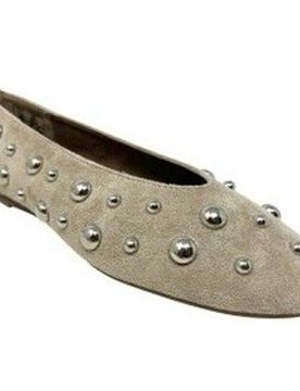 Ballerinas 145283 Taupe Damenschuh Female