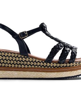 Keilabsatzsandalen 78112 Negro 36;37;38;39;40;41