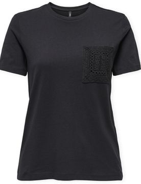 T-Shirt Top Enja Life Pocket - Black Eu L;Eu Xl;Eu Xs Female