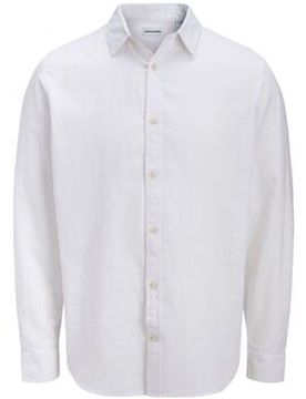 Hemdbluse 12289174 Summer Linen-White It S;It M;It L;It Xl;It Xxl Male