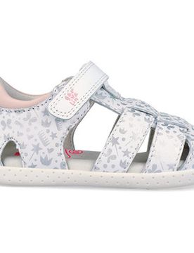 Flache Sandalen 262326 Blanco_plata_a313 24;25;26