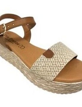 Keilabsatzsandalen 791 Beige Damensandale 36;37;38;39;40;41