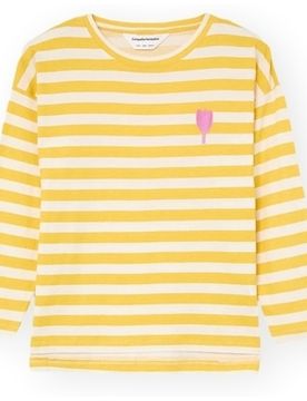 Blusen Compañia Fantástica T-Shirt 42016 - White/yellow Eu S;Eu M;Eu L;Eu Xl;Eu Xs Female
