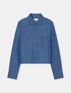 XL Cropped classic shirt female