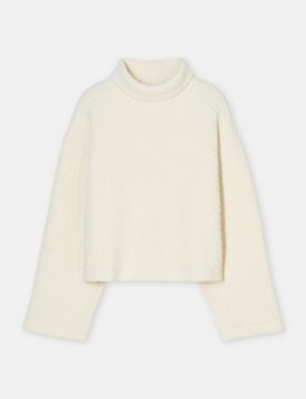High neck sweatshirt female