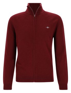 EXTRAFINE LAMBSWOOL ZIP CARDIGAN male