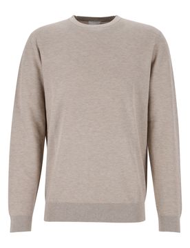 PULLOVER CREW NECK BEIGE male