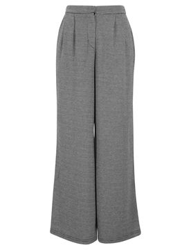 Apricot Wide Leg Dog-Tooth Trousers feale
