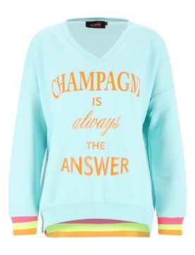 V-Neck Champagne i the alway female