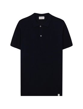Knitted silk polo 1/2 sl. male