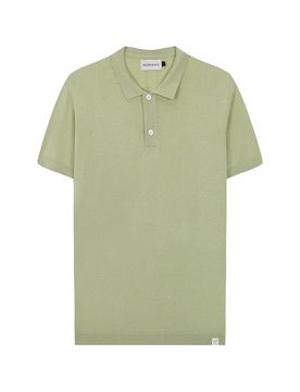 Knitted silk polo 1/2 sl. male