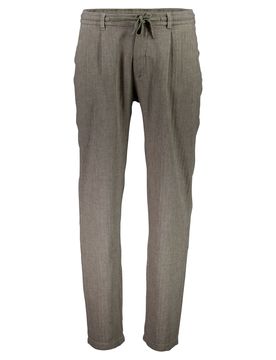 Linen blend herringbone pants male