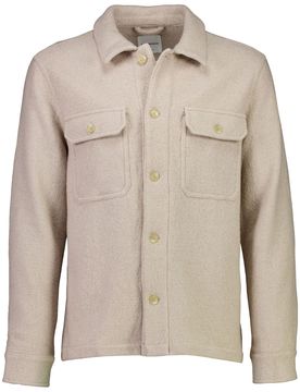 Wool blend overshirt male