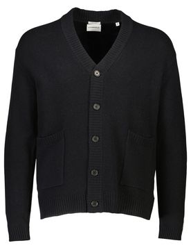 XXL Lambswool button cardigan male