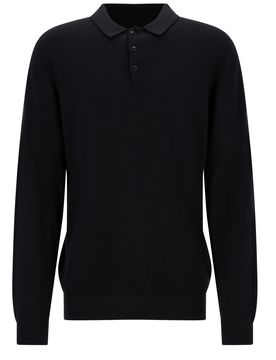 CFOVALD fine knitted polo knit male