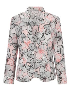 Jacke, gemustert, elegant female