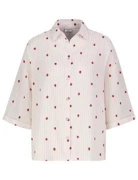 S/M Damen, Bluse kurzarm female