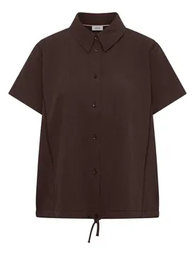 Solid Structure Blouse female