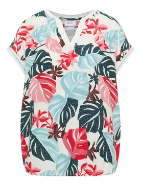 TOS AOP Mix Blouse female