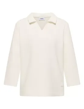 XXL Structured Poloshirt female