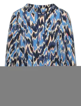 TOS Multi AOP Funnel Neck female