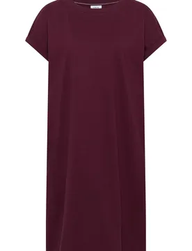 XXL Solid Jersey Dress female