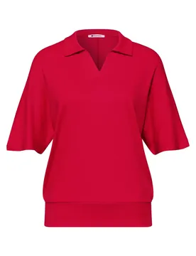 LTD QR polo w.bottom cuff female