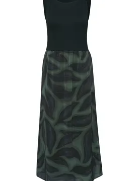 LTD QR Mat Mix Chiffon Dress_A female