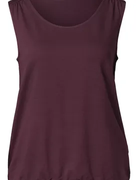 LTD QR jersey v-neck top female