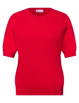 LTD_QR_short sleeve sweater female